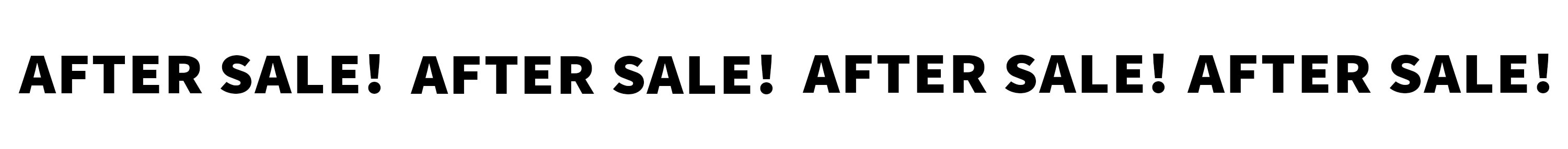 אפטר סייל - פריטים אחרונים!