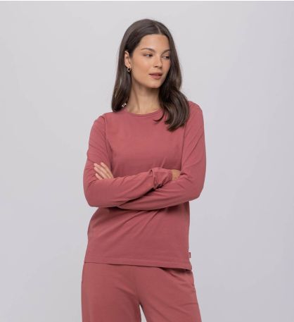 חולצת כותנה בייסיק ניקי ארוך