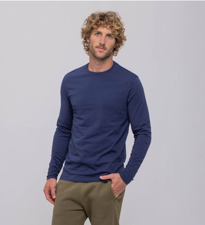 חולצת כותנה בייסיק ניקי ארוך